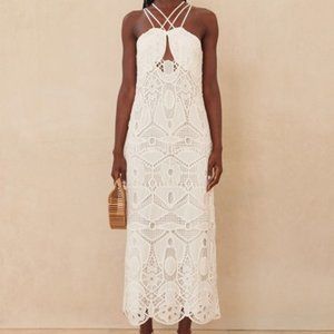 BRAND NEW, UNWORN CULT GAIA WHITE EVERLY DRESS (Size Small, tags on)